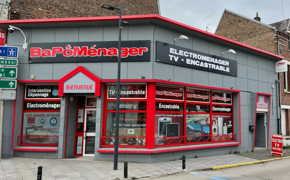 Bapôménager, votre magasin de confiance pour tous vos besoins en électroménager, TV, audio, et encastrable à Bapaume